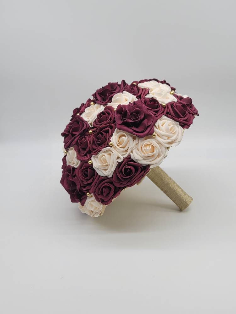 Cream And Gold Boutonnieres And Corsages, Available In 27 Colors, Corsages Available In Pin On And Wrist, Matching Bouquets Available