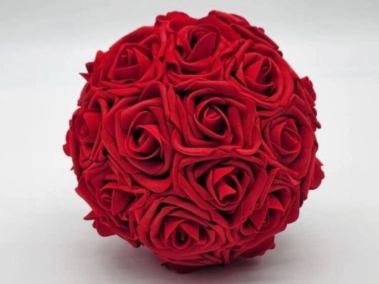 Alternative Red and Black Wedding Bouquet- Red Bridal Bouquet, Red Bridesmaid-Toss Bouquet- Matching Boutonniere and Corsage-Winter Wedding