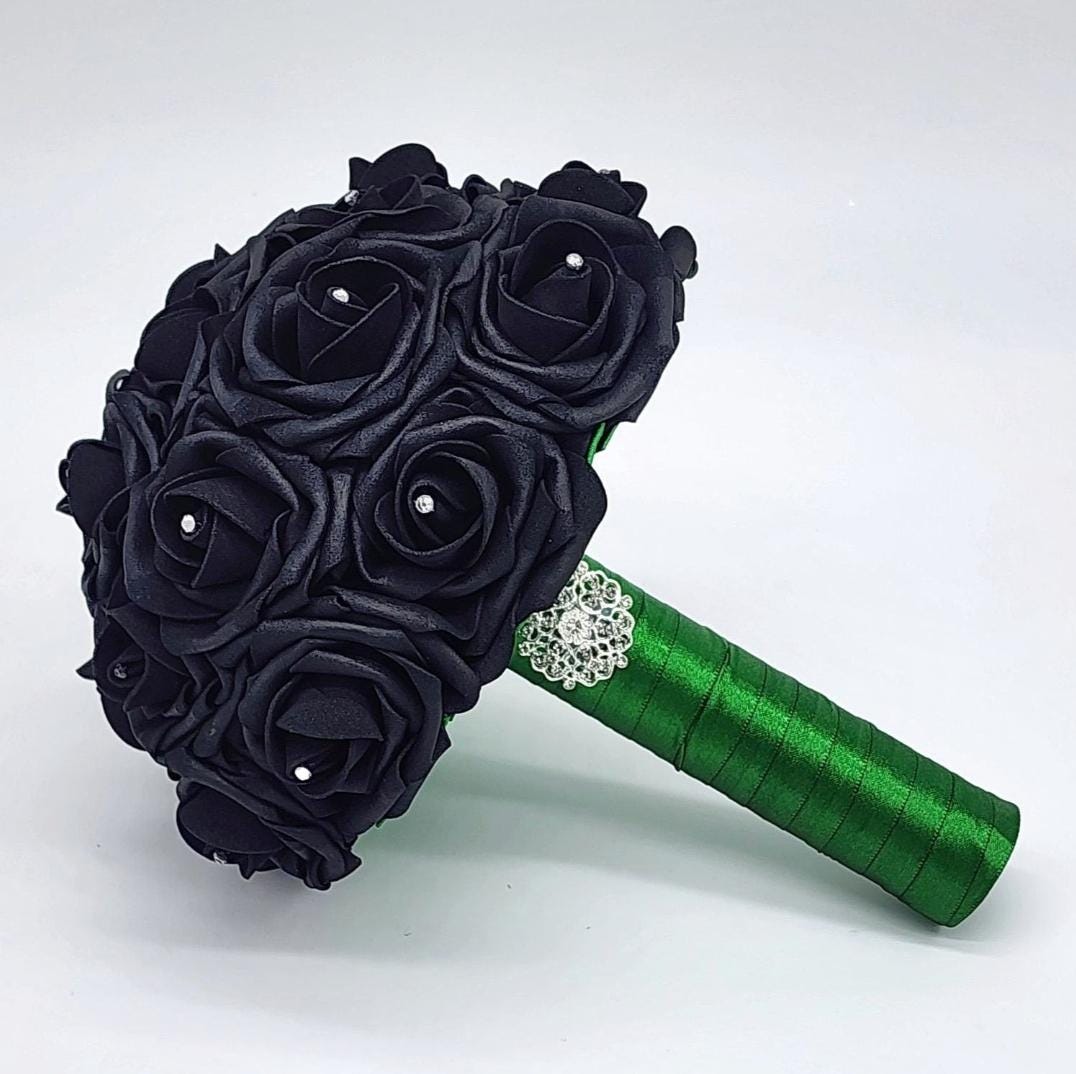 Black Corsages And Boutonnieres, Available In 27 Colors, Corsages Available In Pin On And Wrist,Matching Bouquets Available