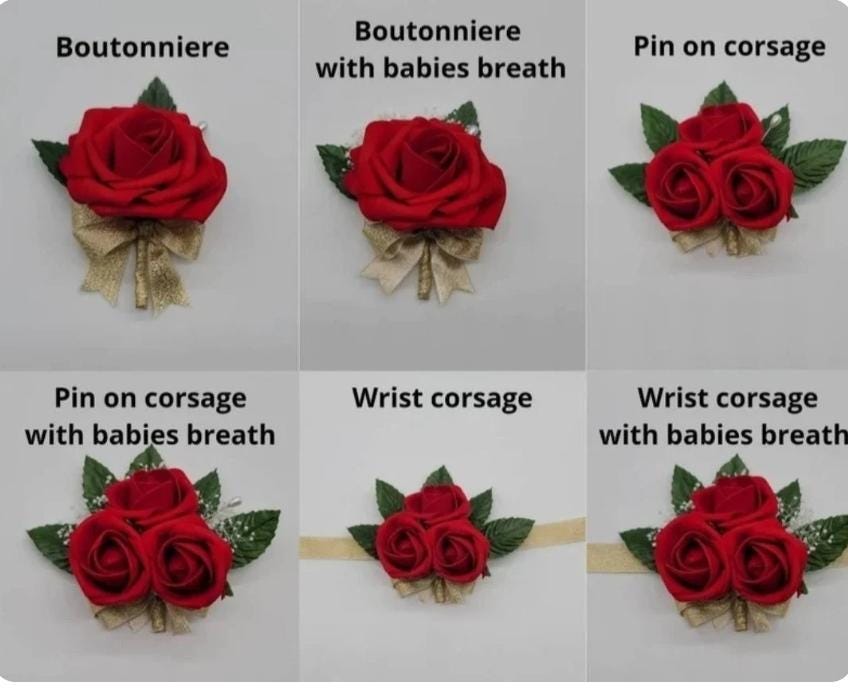 Dusty Rose, Black, And White Wedding Bouquet- Modern Romantic Bridal- Rose Gold Ribbon-Custom Colors-Matching Boutonnieres & Corsages