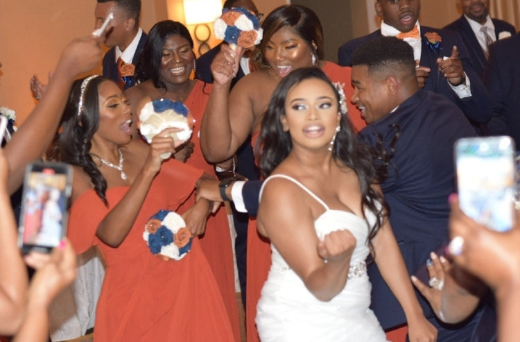 Orange Wedding Bouquets