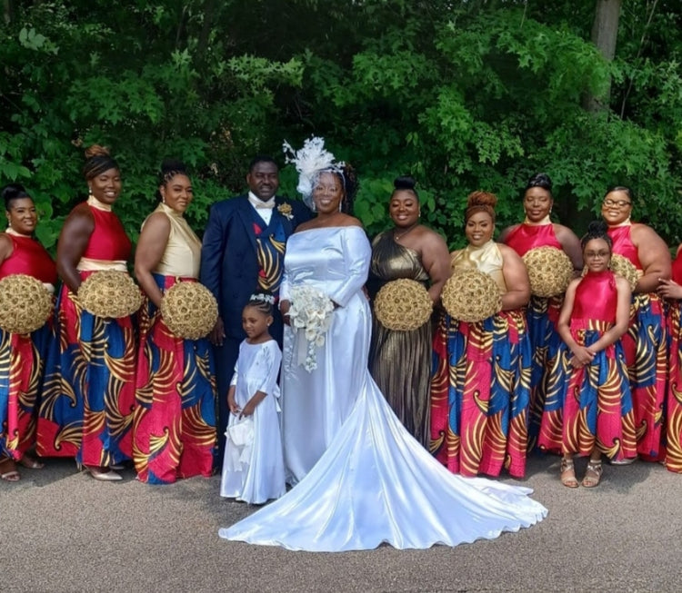 Gold Wedding Bouquets