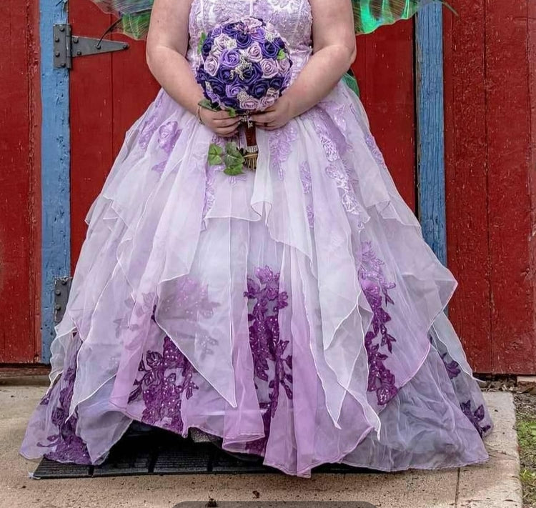 Purple Wedding Bouquets