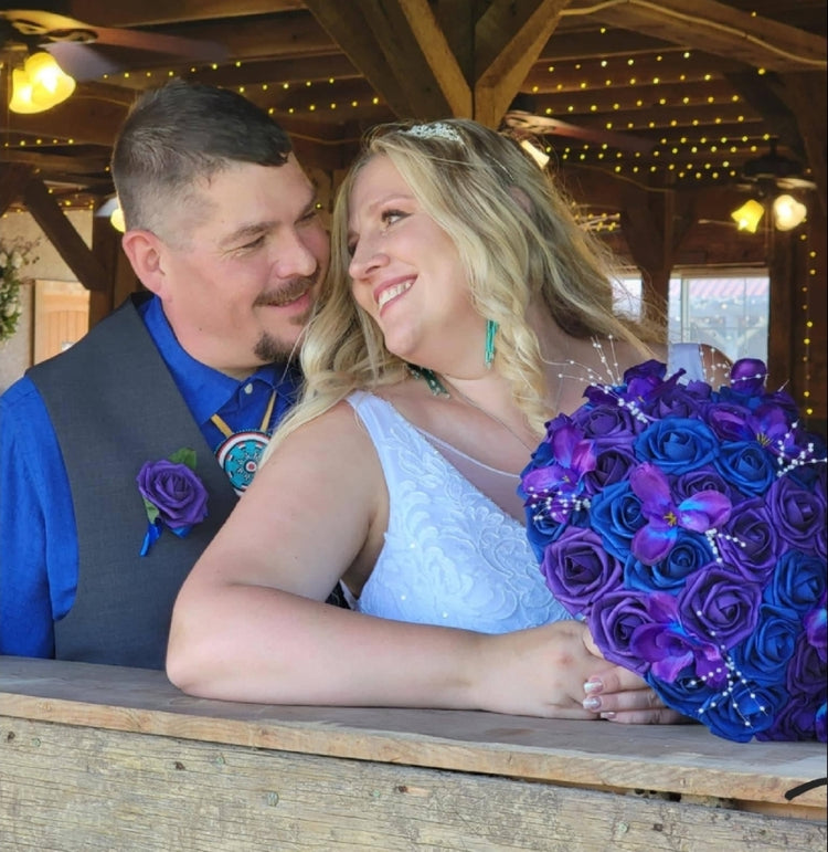 Blue Wedding Bouquets