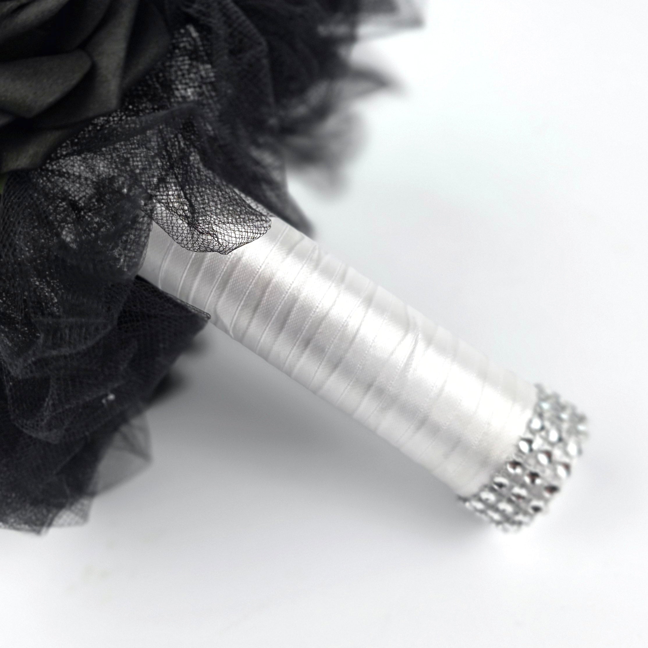 Black and White Wedding Bouquet