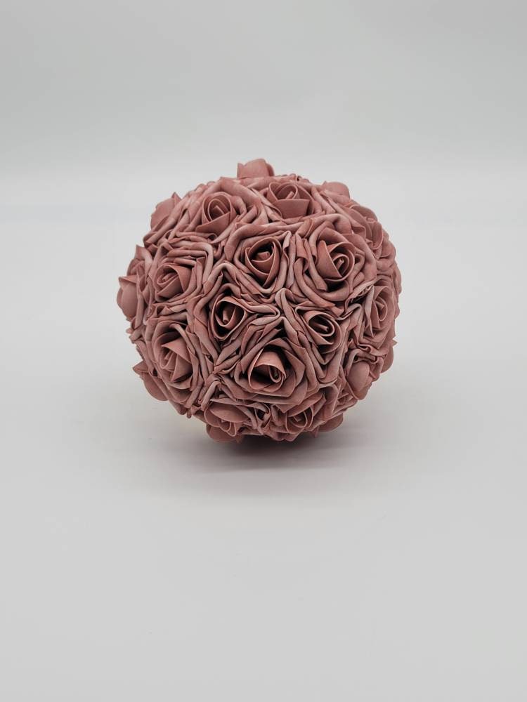 Dusty rose And silver Boutonnieres And Corsages, Available In 27 Colors, Corsages Available In Pin On And Wrist, Matching Bouquets Available