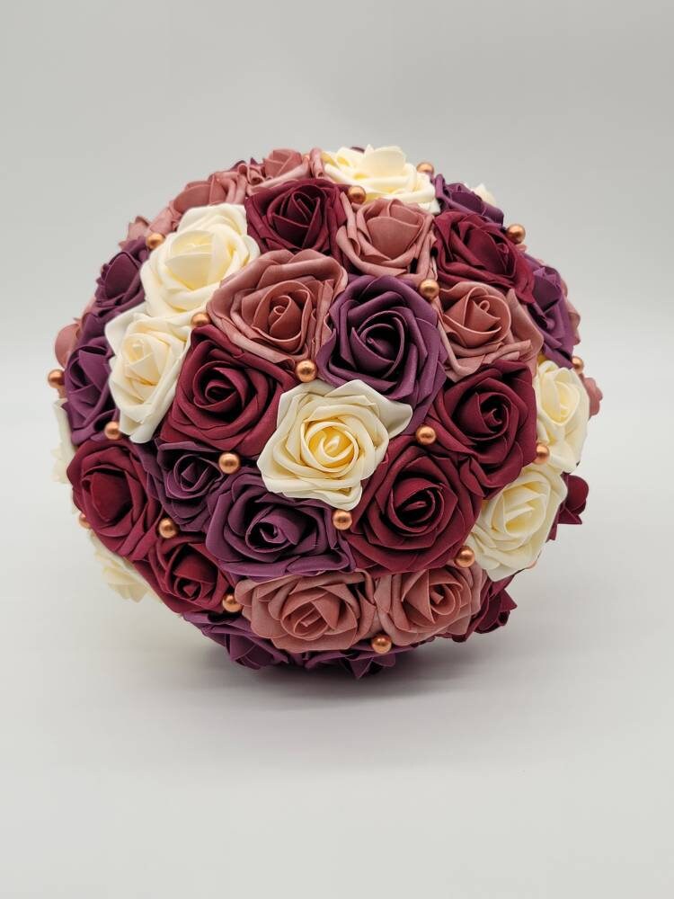 Dusty rose And gold Boutonnieres And Corsages, Available In 27 Colors, Corsages Available In Pin On And Wrist, Matching Bouquets Available