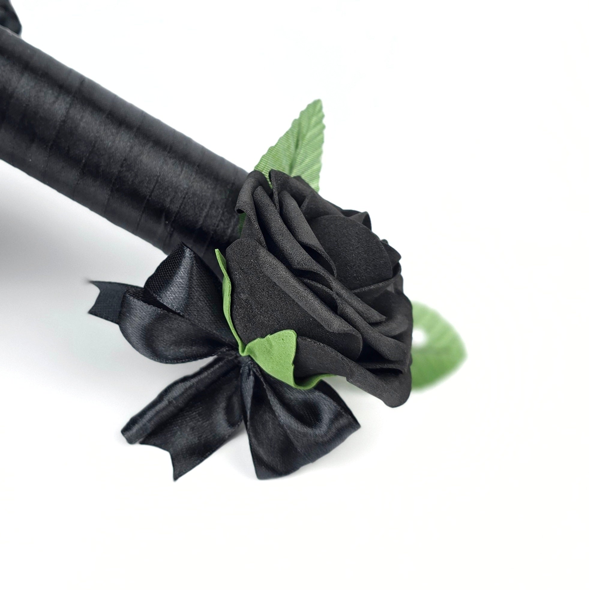 Black Rose Boutonniere